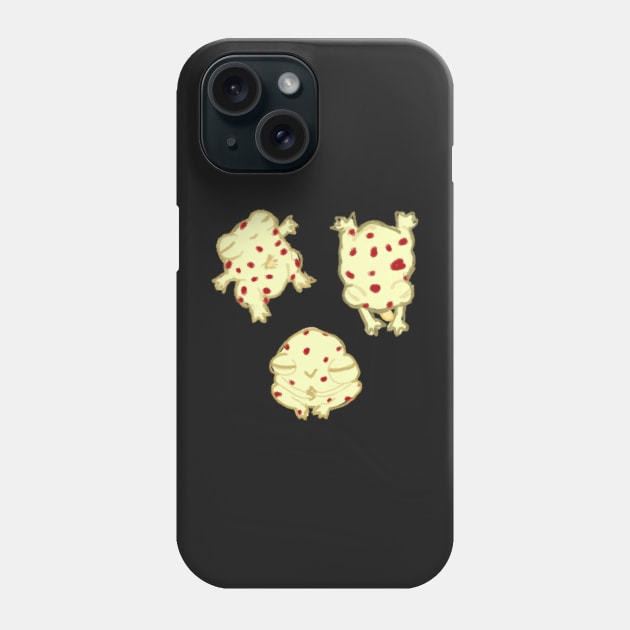 FROGGY BUNS - STEAMED FROG PARTY Phone Case by TeefGapes