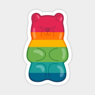 Rainbow Gummy Bear Magnet