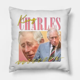 King Charles -- Retro Aesthetic Fan Design Pillow