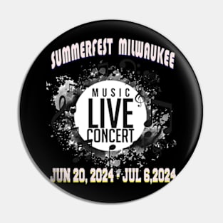 SummerFest Milwaukee T shirt Pin