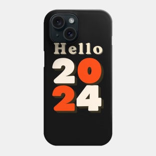 Hello 2024 Bold and Colourful Phone Case