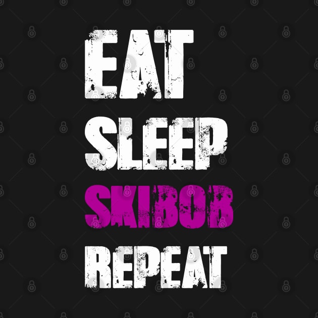 Eat Sleep Skibob Repeat by DesignerMAN