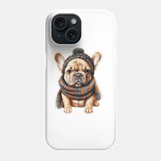 Winter French Bulldog Phone Case