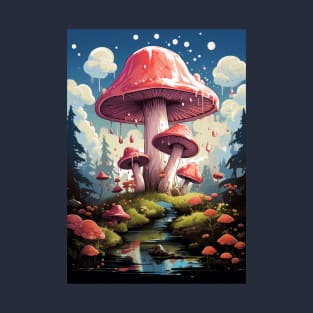 Mushroom Art T-Shirt