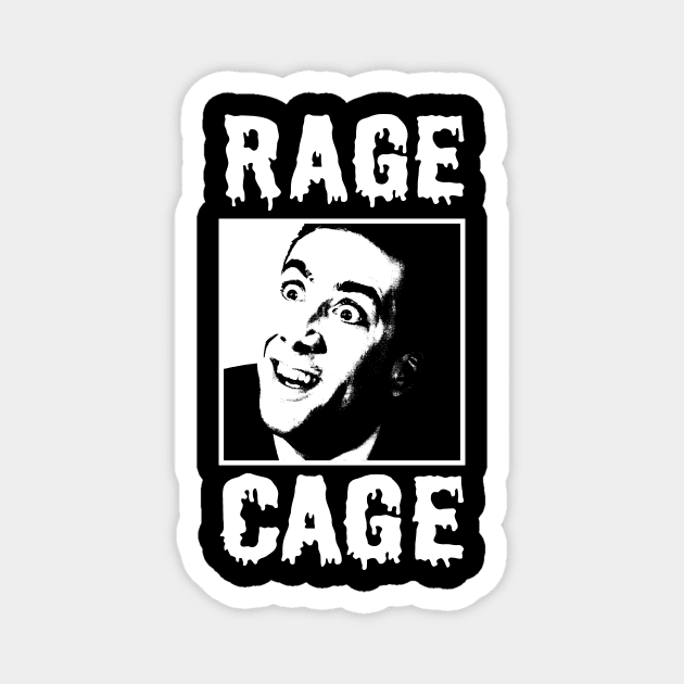 RAGE CAGE Magnet by FAKE NEWZ DESIGNS