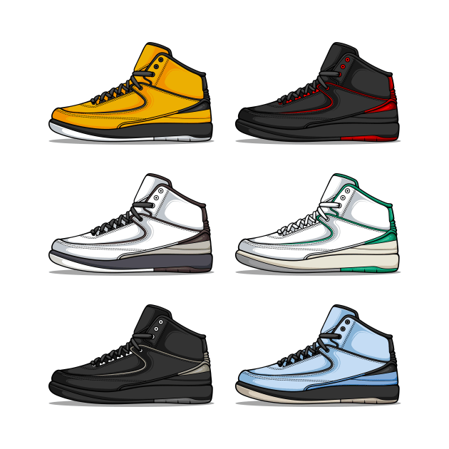 AJ 2 Retro Sneaker Collection by milatees