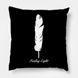 Feathered Serenity: Embracing the Feeling Light Pillow