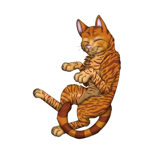 Ginger Tabby Shorthair by spyroid101