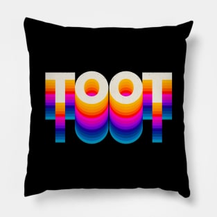 4 Letter Words - Toot Pillow