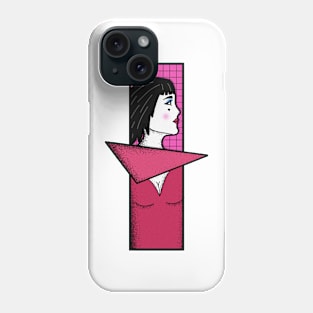 Retro Triangle Dress Girl Phone Case