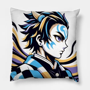 Tanjiro pop art Pillow