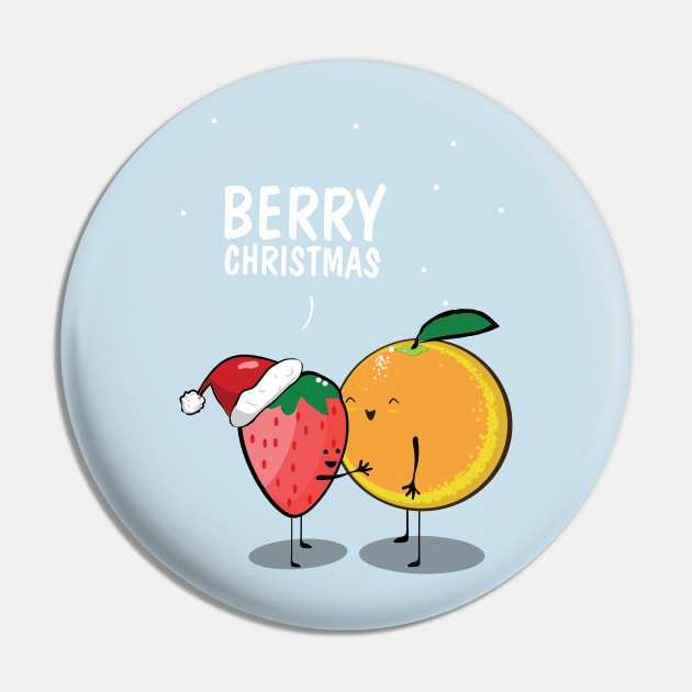 Berry Christmas Pin by downsign