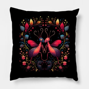 Ant Couple Valentine Pillow