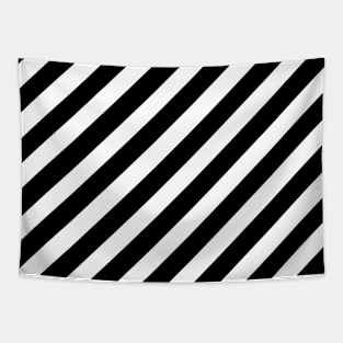 Abstract black and white background Tapestry