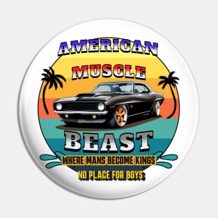 American Muscle Pin