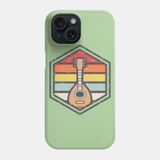 Retro Badge Mandolin Light Phone Case