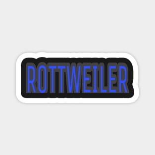 Rottweiler hat design Magnet