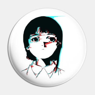 Lain 3D Glitch 01 Pin