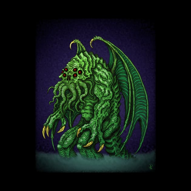 Great Cthulhu Color - Azhmodai 2019 by azhmodai