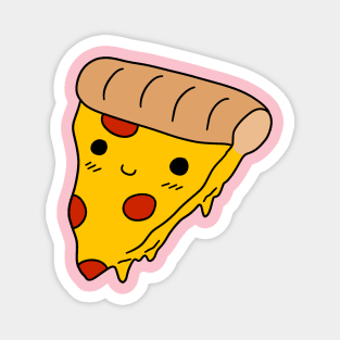 Happy Pizza Slice Magnet