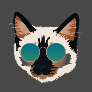 Cool Siamese Cat T-Shirt