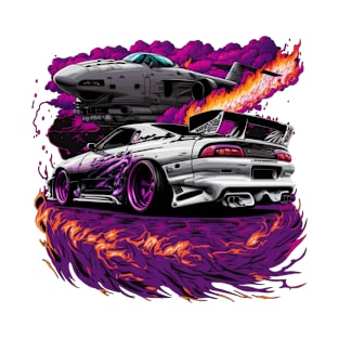 Supra car merch with cool doddle T-Shirt