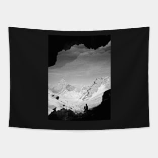 Snowy Isolation Tapestry