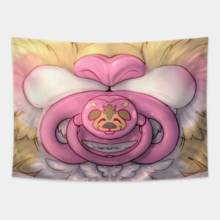 Cute Kit Paci Mask - Yellow w/ Pink Paci Tapestry