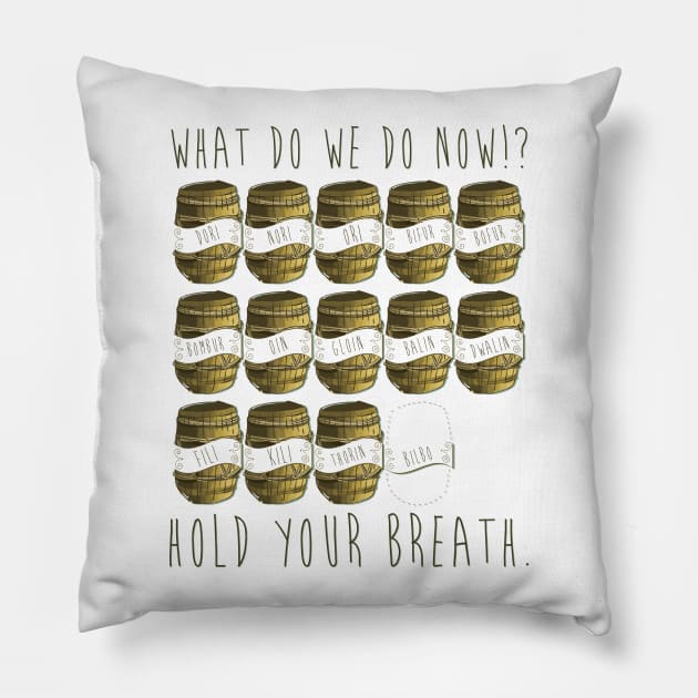 hold your breath! Pillow by KanaHyde