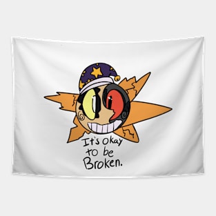 FNAF SB Ruin Eclipse "It's Okay to be Broken" Tapestry