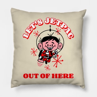 Jetpac Out of Here Pillow