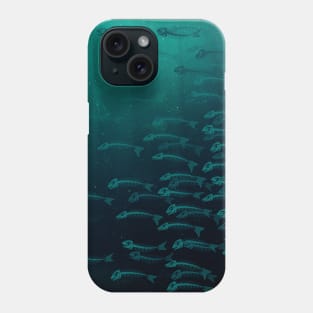 Anatomy Of A Fish - The Whole School Underwater Phone Case