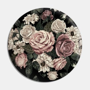 Floral Pattern Pin