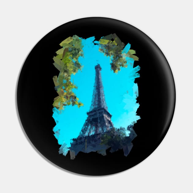 Eiffel tower oil painting Pin by DigitPaint