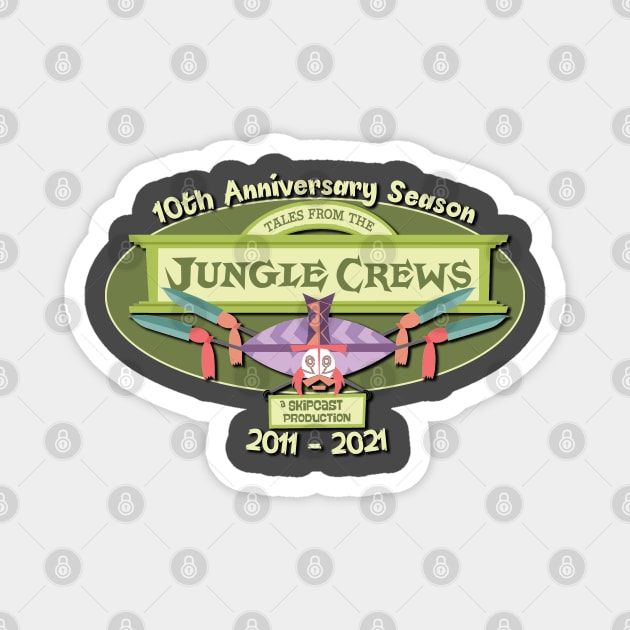 Tales from the Jungle Crews 10th Anniversary Logo Magnet by The Skipper Store