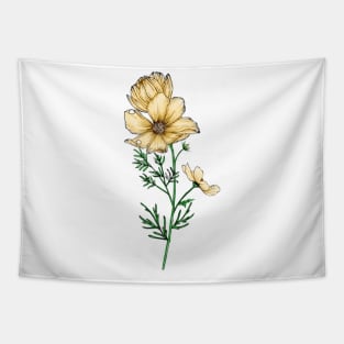 Yellow Cosmos Tapestry