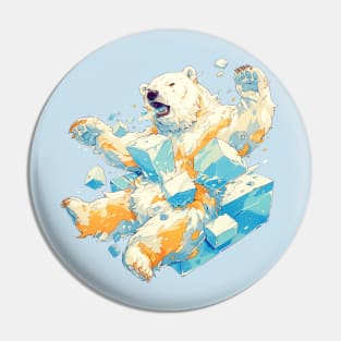 polar bear Pin