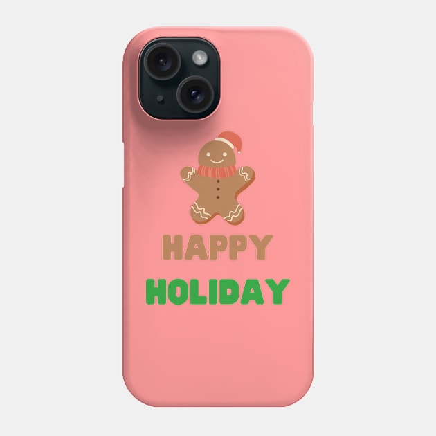 Gingerbread Cookies Happy Holiday Phone Case by CreamPie