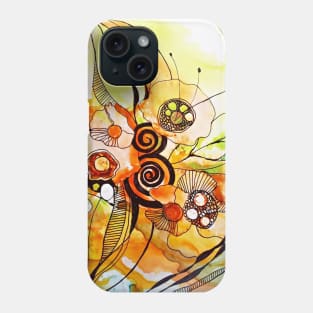 Spring Zentangle 2 Phone Case