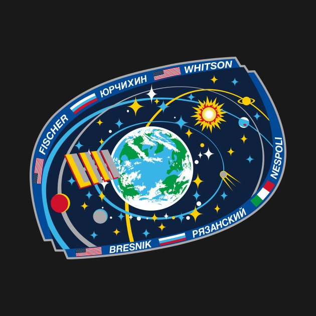 Disover ISS Expedition 52 Patch - Space - T-Shirt