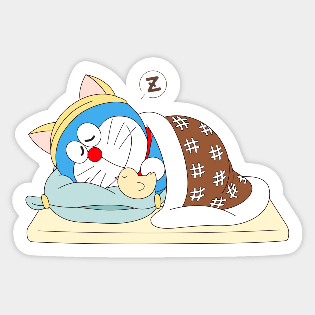 Doraemon Zzzzzzzz Doraemon Sticker Teepublic
