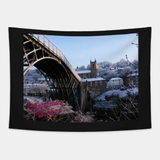 Ironbridge over The River Severn Tapestry