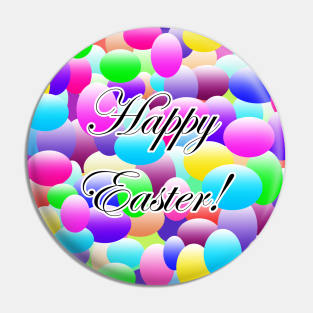 Happy Easter Dark Pin