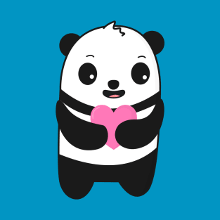 Cute Panda Love T-Shirt T-Shirt