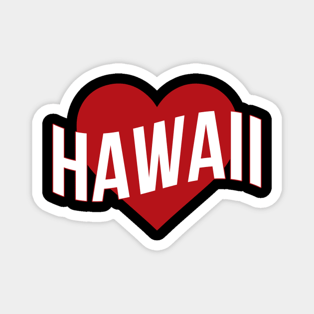 Hawaii Love Magnet by Novel_Designs