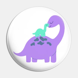 momma and baby Dino Pin