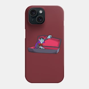 Vampire In Coffin Phone Case