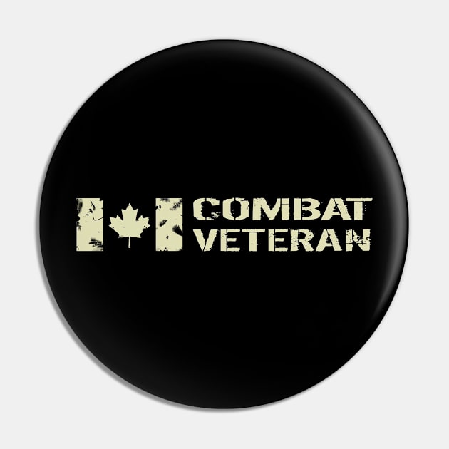 Canadian Combat Veteran Pin by Jared S Davies