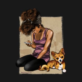 Girl and Dog T-Shirt