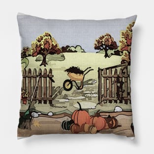 Autumn Harvest Painting Pillow